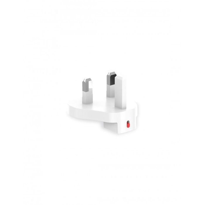 Ksix GAN Chargeur Réseau Multiport 65 W, PPS, Power Delivery, Charge Ultra Rapide, Connecteurs US+UE+UK, Blanc