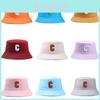 New Letter C Bucket Hat Fisherman Cap For Men And Women