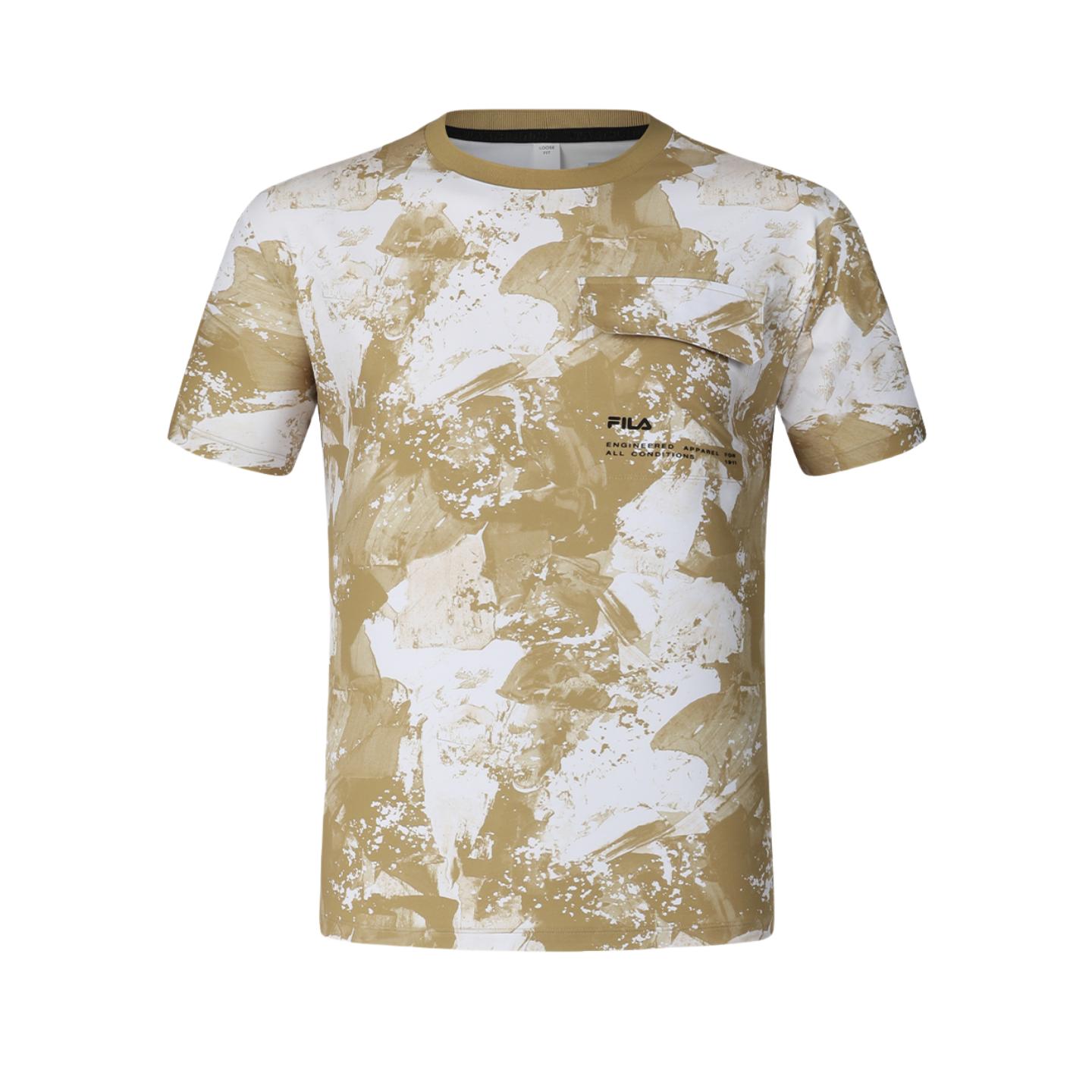 

New FILA T Shirts Men s All Over Print A11M427104FZA 175/96A/L