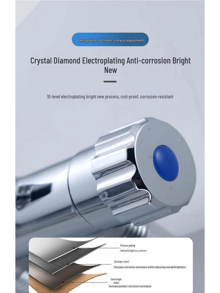 Dual Outlet Faucet Splitter - Two-Way Connector for Washing Machine Inlet Hose