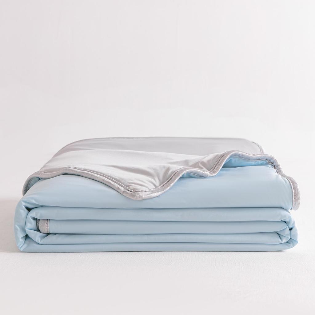 Class A Double-Sided Silk Cooling Summer Quilt – Solid Color Thin Ice Cream Air Conditioning Cover