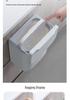 Grande Pattumiera da Cucina da Parete con Coperchio - Contenitore Estetico per Armadi e Bagni