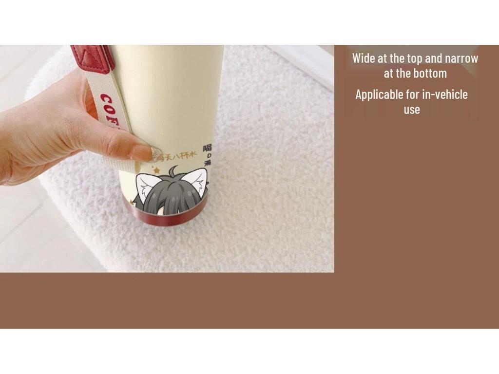 The Little Mermaid Stainless Steel Insulated Water Cup, Large Capacity, Anime Design, Unisex Gift