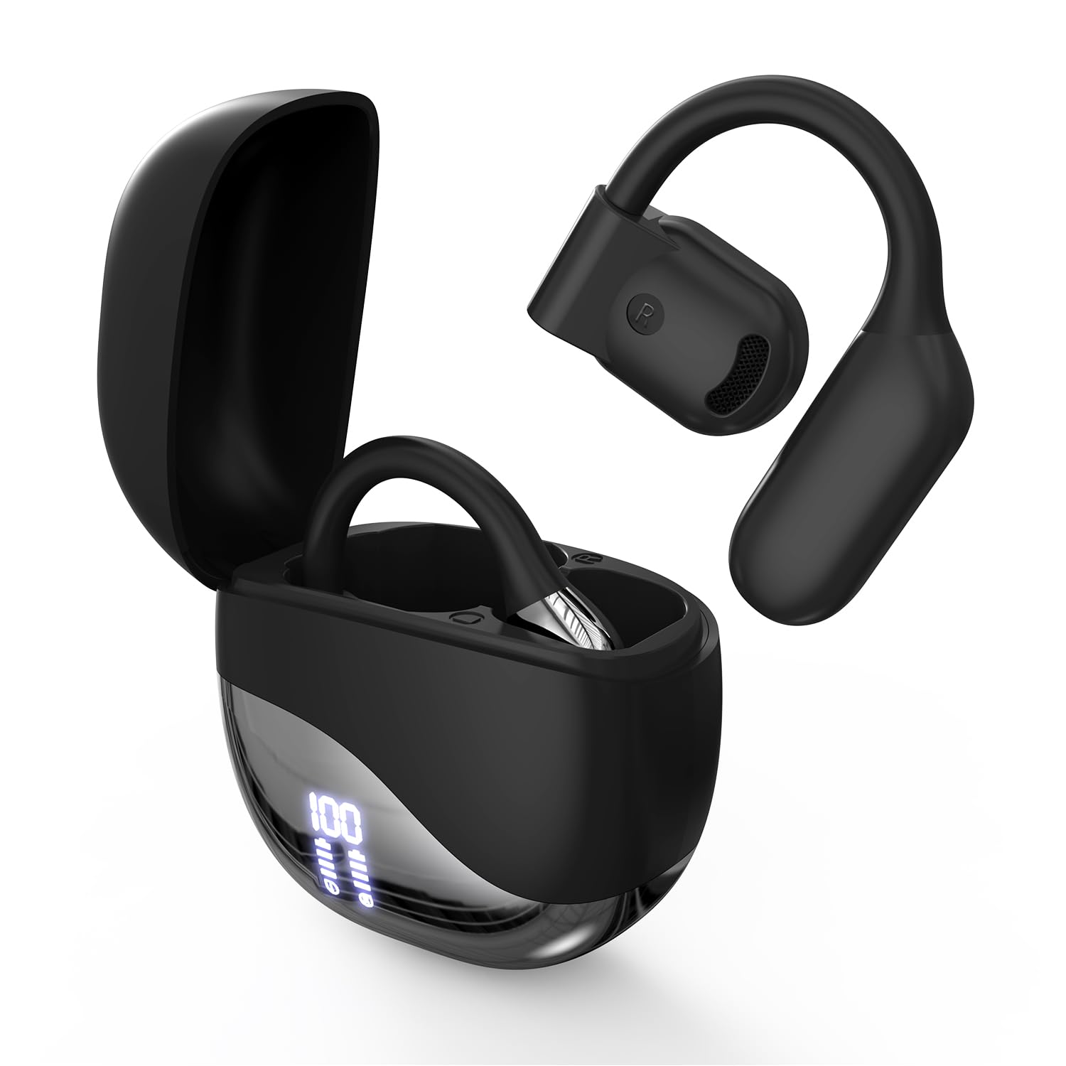 

Earphone Bluetooth [2025 sound quality specialized model open ear type] Wireless earphones that do not block your ears, over-the-ear earphones,