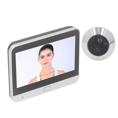 Wireless Peephole Camera 1080P 120 Degree Viewing Night Vision Intercom Digital Door Viewer with 4.3 Inch Color Monitor