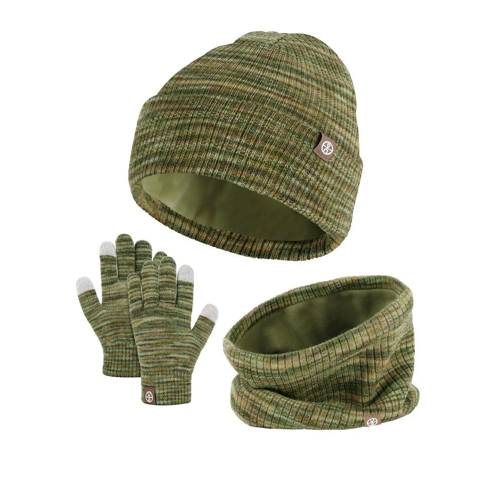 

Winter Children s Knitted Gloves Hat Scarf Three-piece Set Outdoor Warm Hat Three-piece Set
