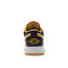 Air Jordan 1 Low GS Taxi White Kids Sneakers Yellow Black 553560-701