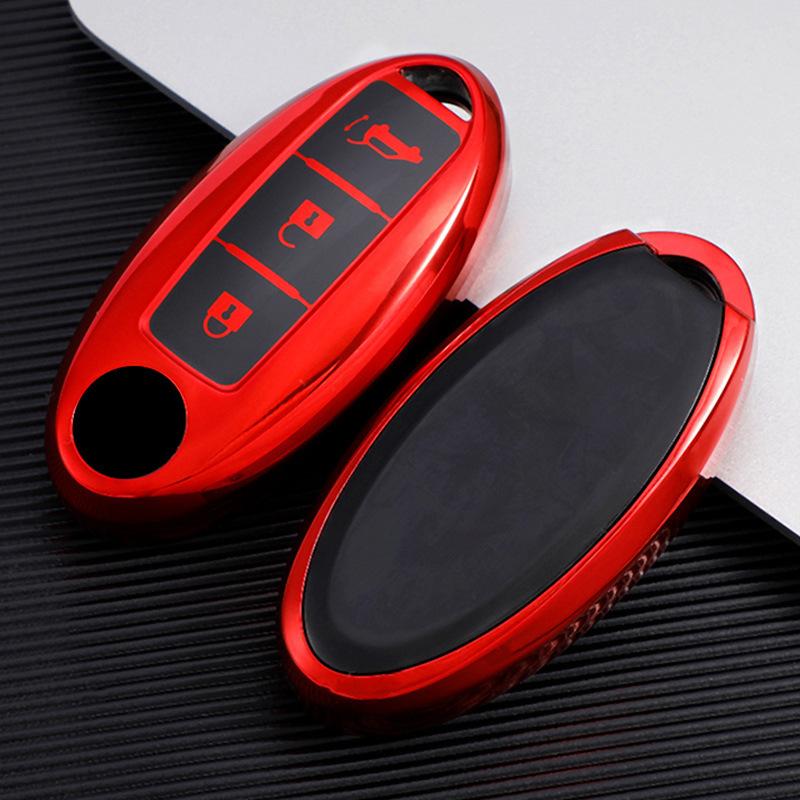 New Soft TPU Car Key Case Cover Shell for Nissan Qashqai X-Trail T32 T31 Juke J10 J11 Kicks Tiida Pathfinder Note for Infiniti