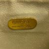 GUCCI Clutch bag pouch old Gucci GG plus PVC coated canvas business bag white PVC coated canvas Women Used