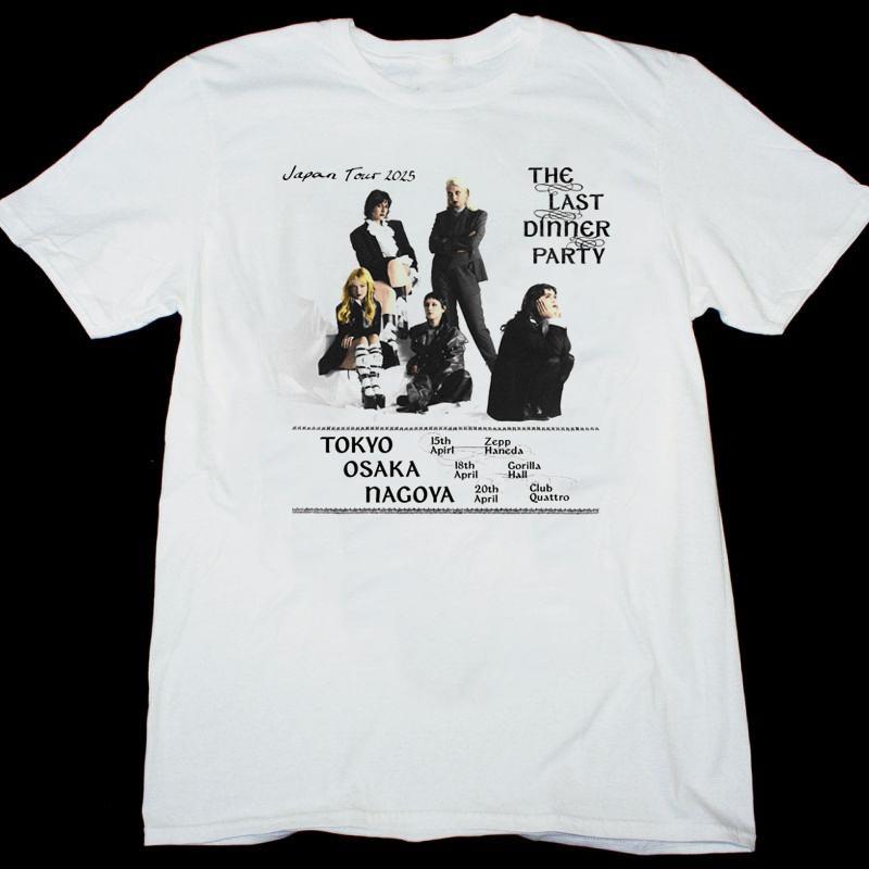 New The Last Dinner Party Band Japan Tour White Cotton S-5XL T Shirt CM767 XL