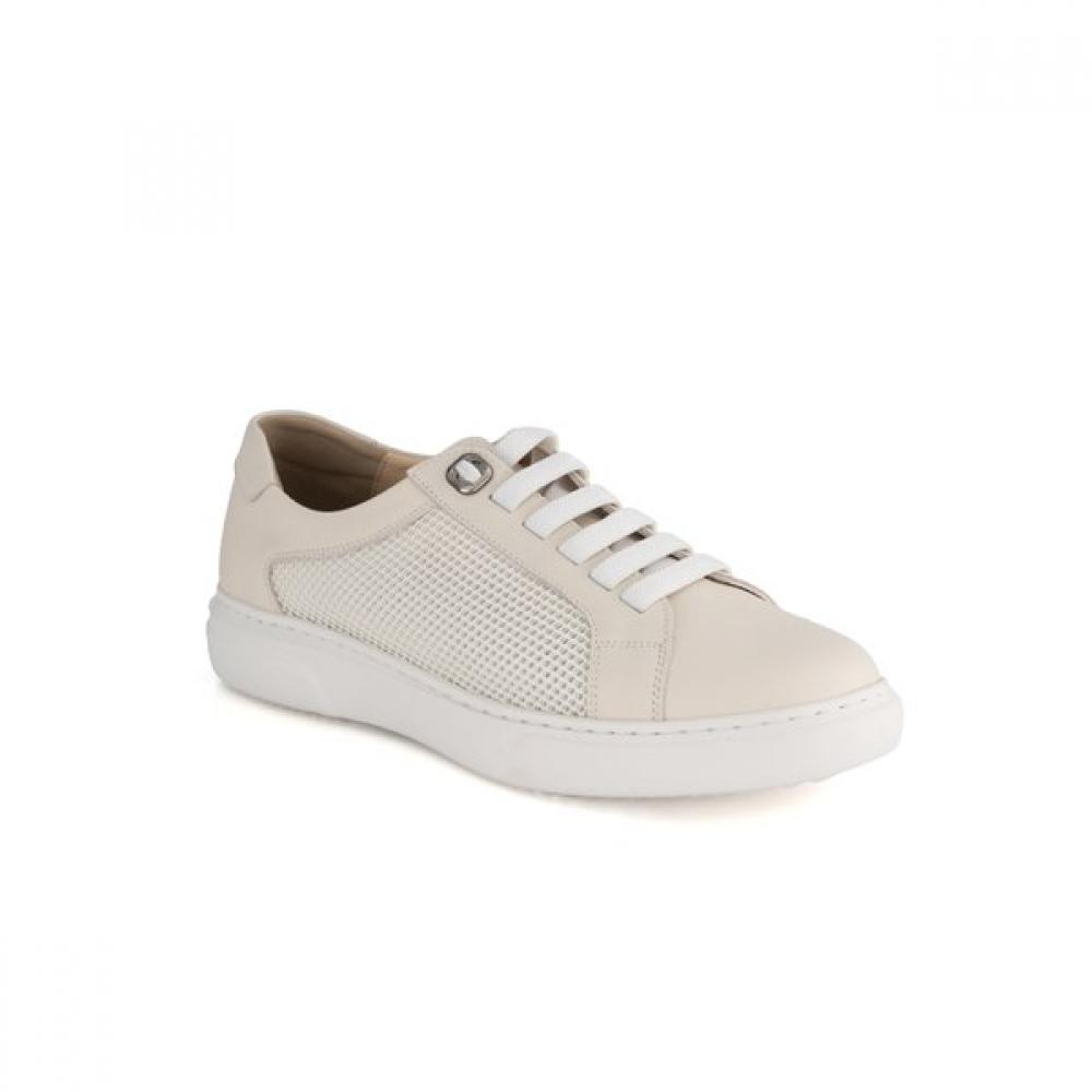 Vainer Men Comfort Punching Sneakers Ivory 1g840v1iv 245