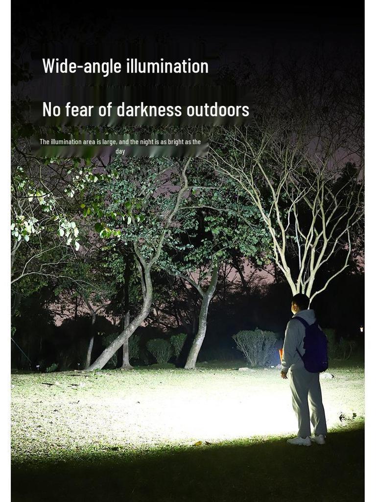 Solar-Powered LED Outdoor Stall Light - Emergency Lighting with Long Battery Life