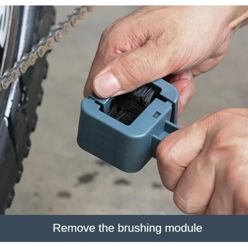 Szczotka do czyszczenia łańcucha roweru MTB Plastikowa Szczotka do zębatek łańcucha Brudne koło Przenośne narzędzie do czyszczenia roweru motocykla Pielęgnacja obręczy Opona