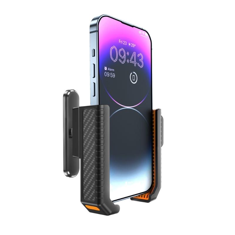 Tragbare Magnetische Handyhalterung für Fitnessgeräte Outdoor-Sportarten Starke Magnete Saugfuß-Design