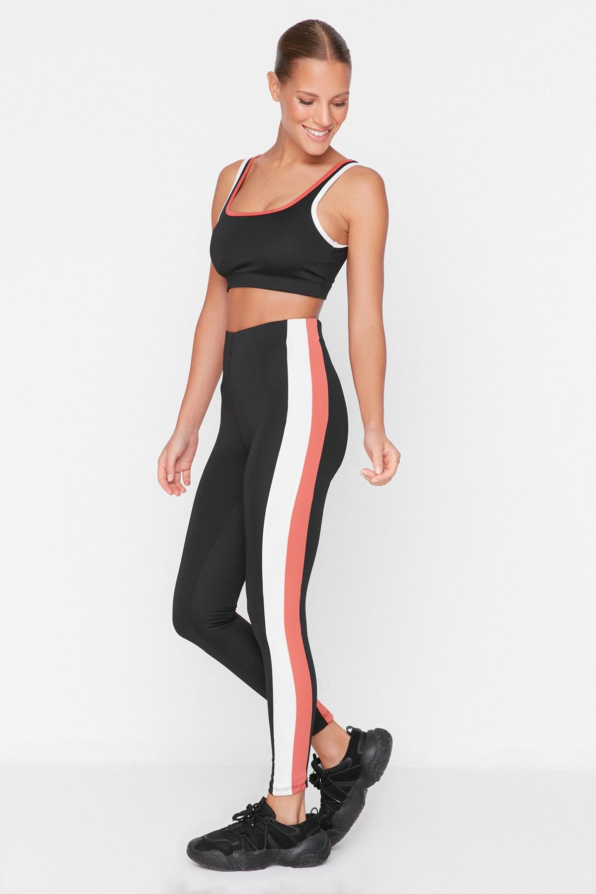 

Спортивные леггинсы - Черный - Высокая талия