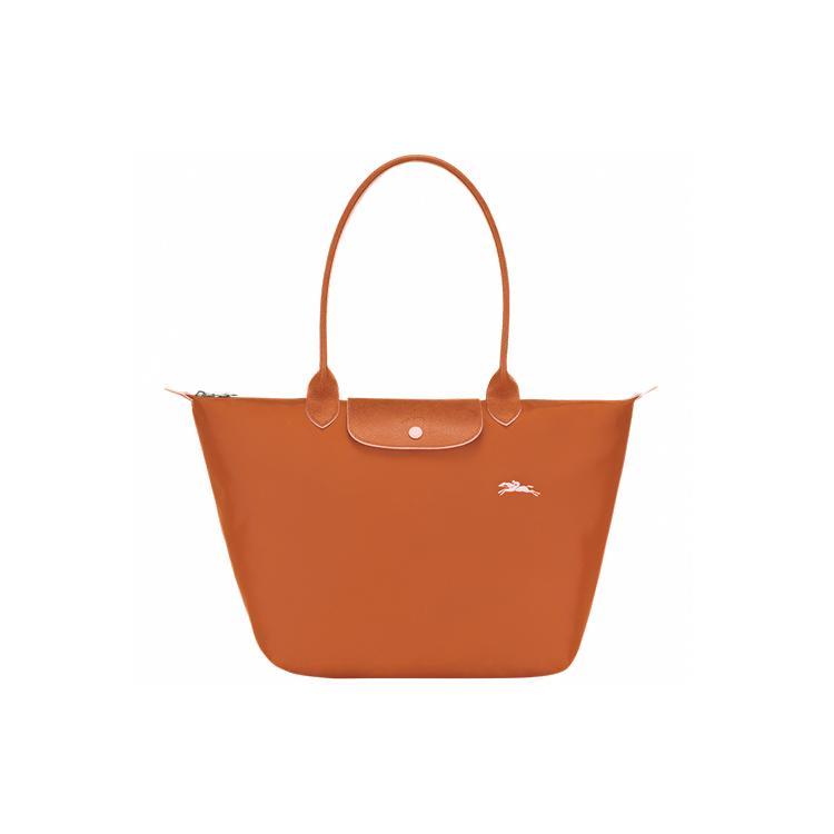 New LONGCHAMP Le Pliage Canvas Tote Bag Shopping Bag Handbag Large Size Women's Rusty Red 1899619P39