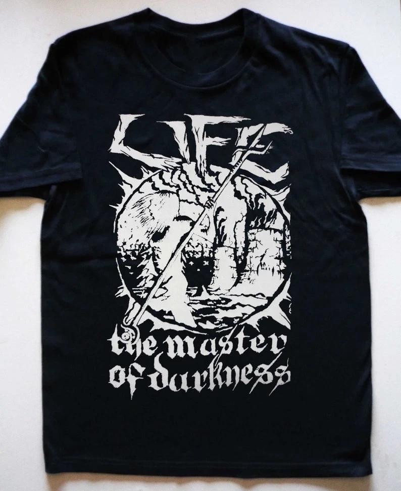 LIFE Band The Master of Darkness T Shirt S-5XL Cotton Black Unisex TR560 L