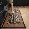 Kitchen Carpet Home Decoration Brown Dirt Resistant Non-Slip Pvc Floor Mat Waterproof Leather Mats Bathroom Balcony Outdoor Rug