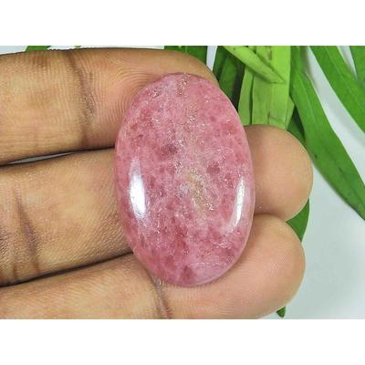21X34X05MM Natural Red Rhodonite Quartz Oval  Cabochon Loose Gemstone SK-3752