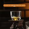 Crystal Glass Tea Set with Gold Accents, Heat-Resistant Borosilicate Pitcher,  Separator for Kungfu Brewing & Serving Set