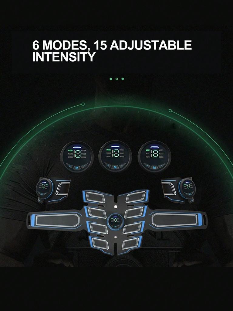 Muscle Stimulator Machine,1Pc Ems Muscle Stimulator Massager 8-Abdominal Muscle Trainer Accessories Body Care