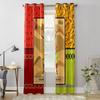 African Woman Window Curtains For Living Room Bedroom Luxury Modern Kitchen Curtains Fabric Drapes