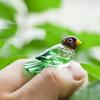 Handmade Glass Bird Figurine Mini Decorative Figurine New Animal Statue