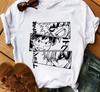 Japanese Anime My Hero Academia Graphic Fun Print T Shirt Fashion Women Retro Cotton T-shirt  Summer Loose Y2K Top T-Shirt
