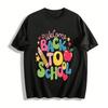 Willkommen Zurück in der Schule Grafikdruck Lässiges T-Shirt Für Kinder Erwachsene Reines Baumwoll-T-Shirt