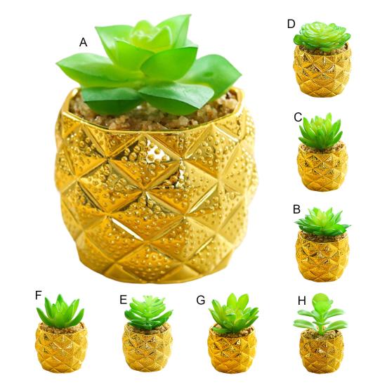 Langlebige künstliche Topfpflanzen mit feiner Textur, tolle künstliche Sukkulenten-Simulationsdekoration