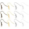 100-200pcs Iron Earring Hooks DIY Earring Findings Earrings Clasps Ear Hooks Earring Wires For Jewelry Making Supplies Wholesale