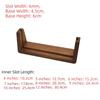 U-shaped Photo Frame Wooden Holder Beech Wood Photo Display Picture Frame Holder Desktop Walnut Wood Picture Holder Home Decor