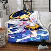 1Pc Superhero Girls' Adventure Blanket For Couch Bed Plush Cozy Fuzzy Blanket Super Soft Warm Blankets For Fall And Winter 0918243
