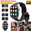 MP3 Player Watch BT 5.4 Touch Screen Music Player Built-in Speaker Voice Recorder for Sports Running & Gym