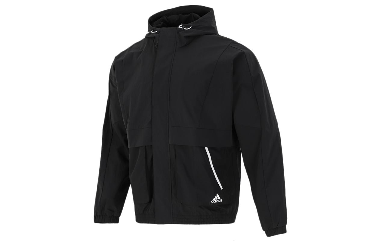 

Adidas Jackets Men s Black Hooded Moderate Other H40211 XL