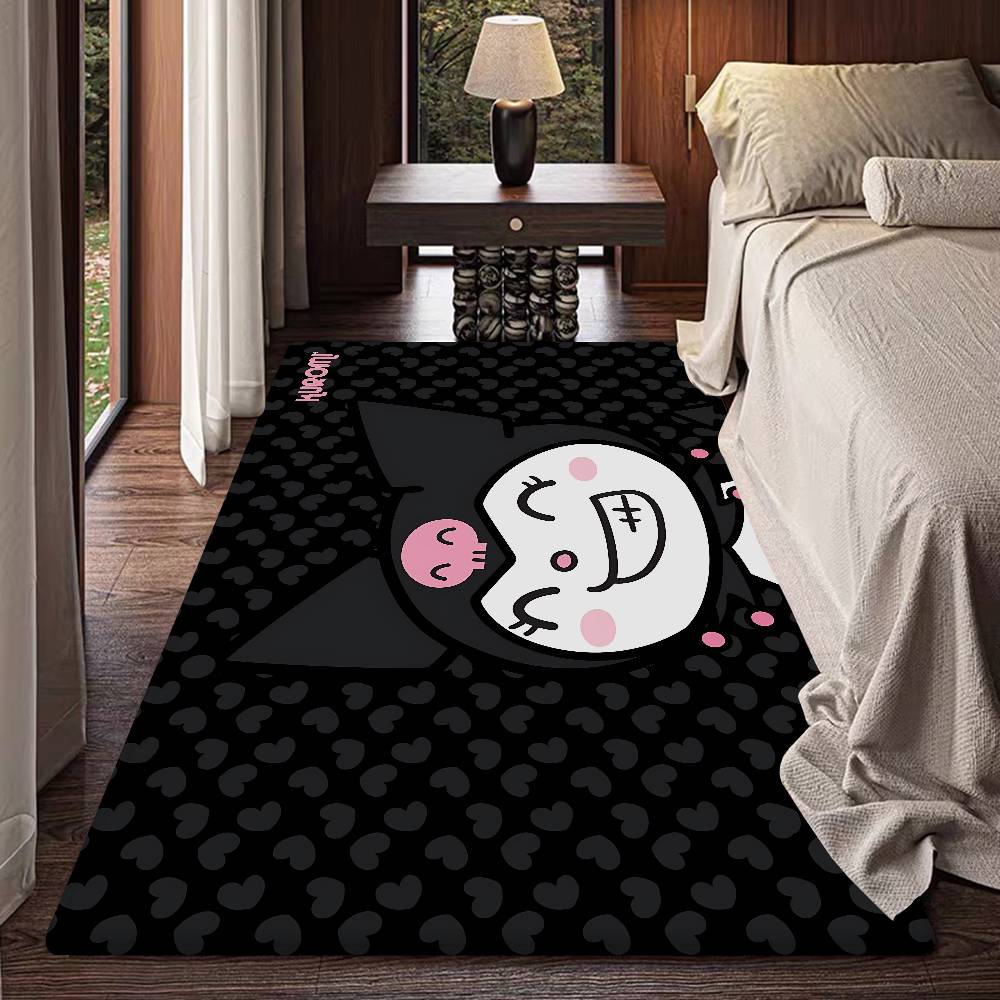 

K-Kuromi Entrance Door Mat Washable Non-Slip Living Room Sofa Chairs Area Mat Kitchen Welcome Doormat 50x80cm