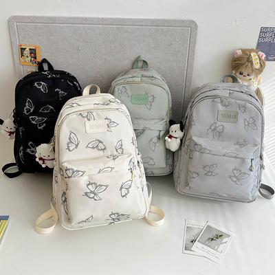 Herbst und Winter neu Japanisch ins Schmetterlingsmädchen Mittelschüler Schultasche Große Kapazität Reise Leichter Rucksack