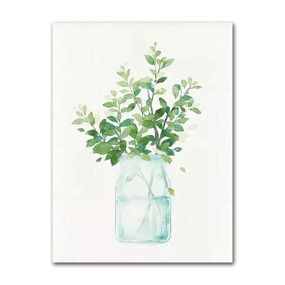 Sunflower Floral Lilac Watercolor Posters Boho Wall Art Canvas Painting Prints Pictures Nordic Style Living Room Interior Decor