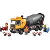 LEGO City Mixer Toy, Birthday Gift, Building Blocks, Boys and Girls, Ages 7, 8, and 9, Elementary School Students, Vehicle, Miniature Car, Stylish Int