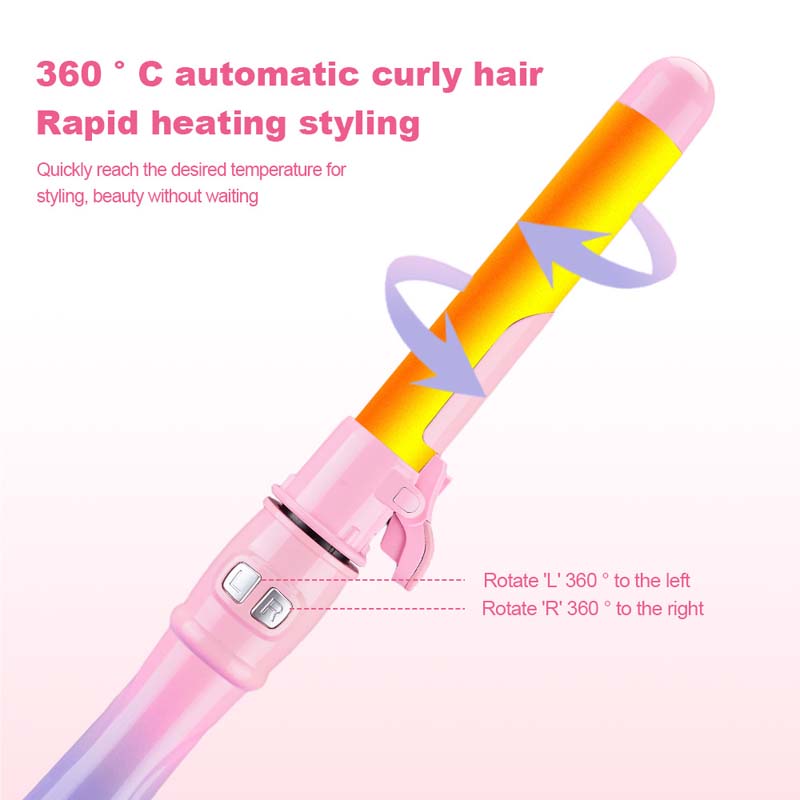 Fully Automatic Rotating Electric Curling Rod Automatic Curling Machine Hair Big Wave Curling Hair Beauty