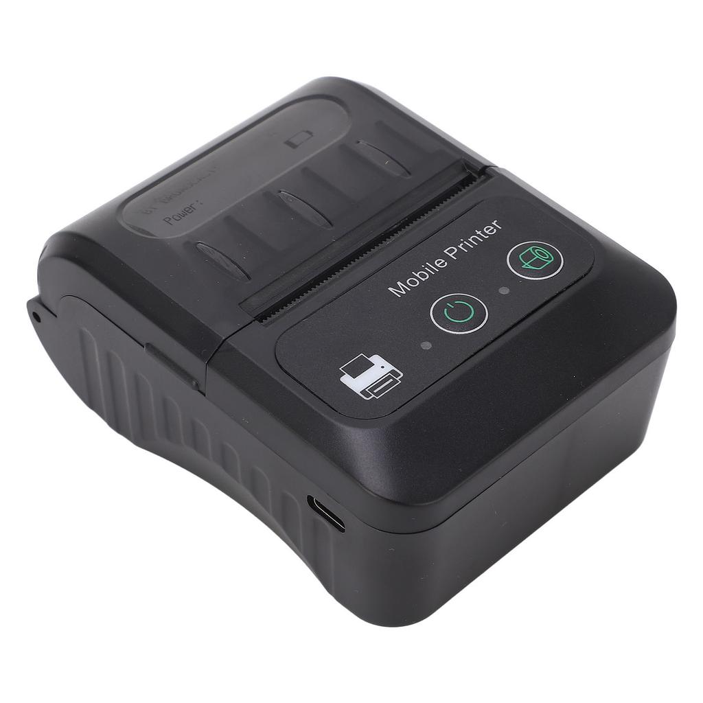 58mm Tragbarer Mini-Thermo-QR-Code-Drucker 2in Kabelloser USB-Beleg-Ticket-Thermodrucker für Android