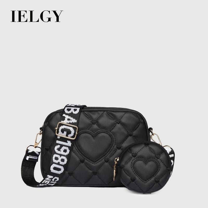 IELGY Trendy Small Square Bag Crossbody Female Bag