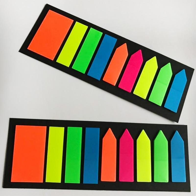 Creative Bookmarks Stickers Pet Small Strips Of Markers Index Stickers Plastic Can Write Convenience Stickers Paging Labels Stationery