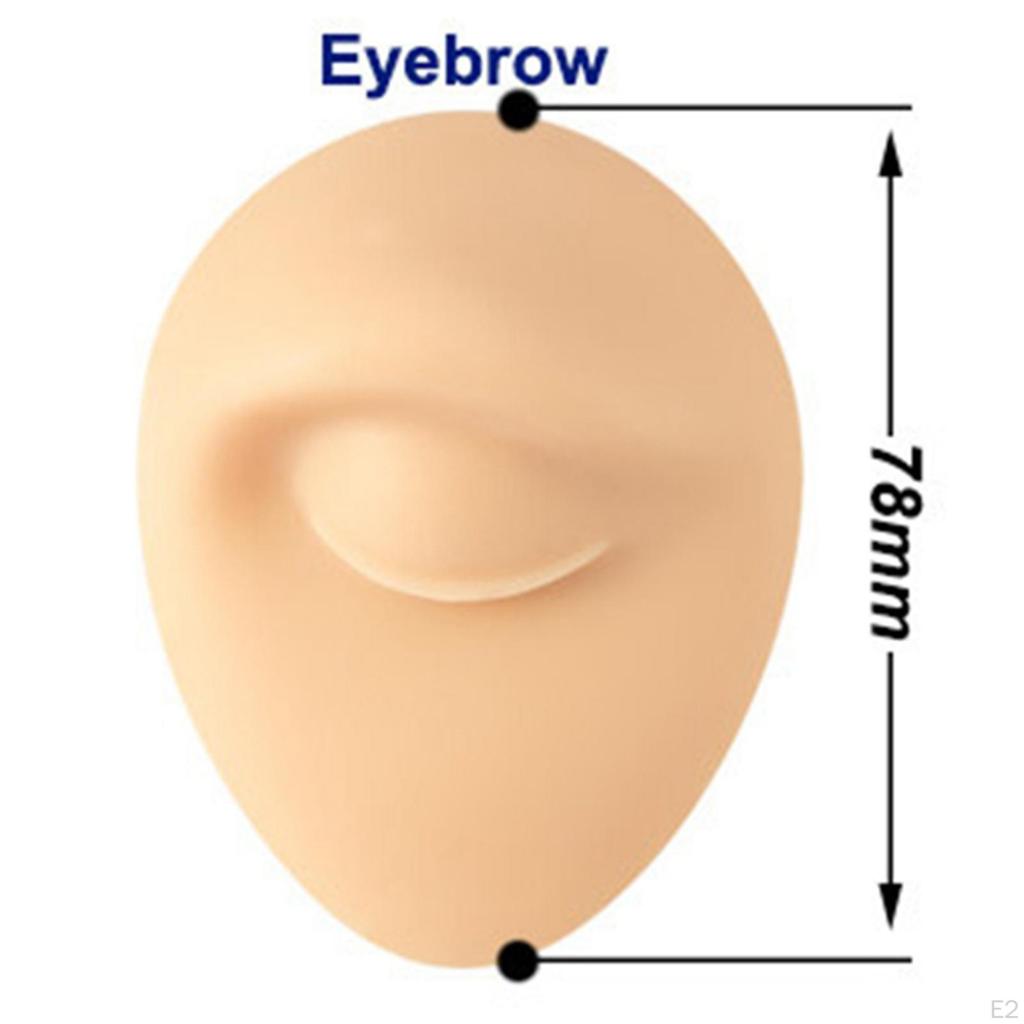 3D Lip Practice Skin Permanent Makeup Skin, Soft Silicone Fake for Beginners Cosmetic