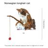 Fish Tank Fishing Cat Hanging Creative Landscape Decoration Office Decoration Fishing Mini Decoration Micro Landscape