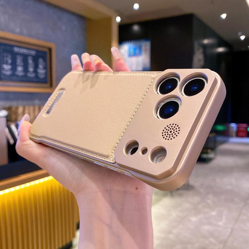 For Magsafe Magnetic Leather Frameless Case for iPhone 17 Pro Max 17 Air 16 15 14 13 Wireless Charging Better Heat Hard Bumper