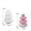 Nepravidelná váza Silikonová forma DIY váza Ornament Dekorace Sádra Cementová forma Řemesla Domácí dekorace