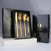 HANYANG 410 Stainless Steel Tableware Family Hotel Supplies Steak Knife, Fork and Spoon Set Western-style Tableware