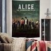 Heißes TV Alice In Borderland Cartoon Wandteppich Kunst Science-Fiction Zimmer Heimdekor Wandbehang Blätter