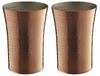 Set of 2 300ml Beer Pure Copper with Hammered Manufactured In Tsubame Niigata Japanese-made Tumblers, Tsubame-no-Takumi, Finish, City, Prefecture,